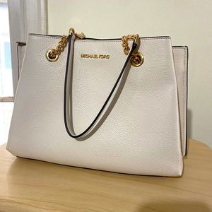 Michael Kors Teagen Purse- LT Cream